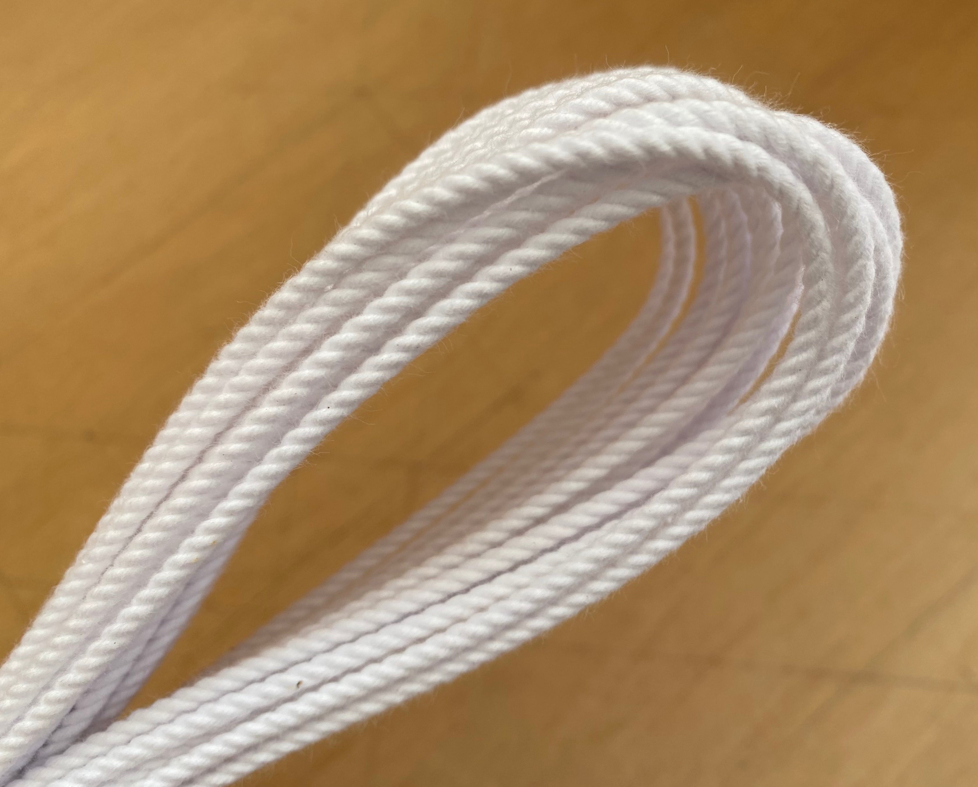 White — Hard-Laid Cordage