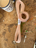 Blood Knot Coral hard-laid cordage hanks
