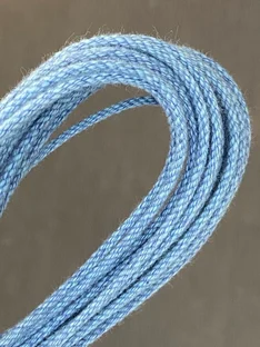Blood Knot Custom Colour Blend example — Sky Blue and Texas Blue Bell